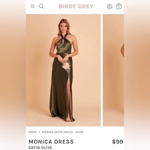 Brand new Birdie Grey bridesmaids dress M